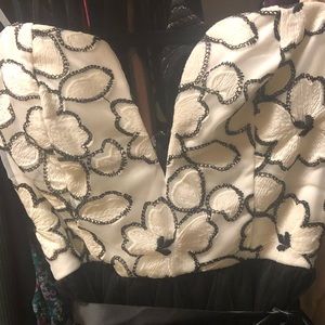 Black and White Lace Dress: Celebration Elation